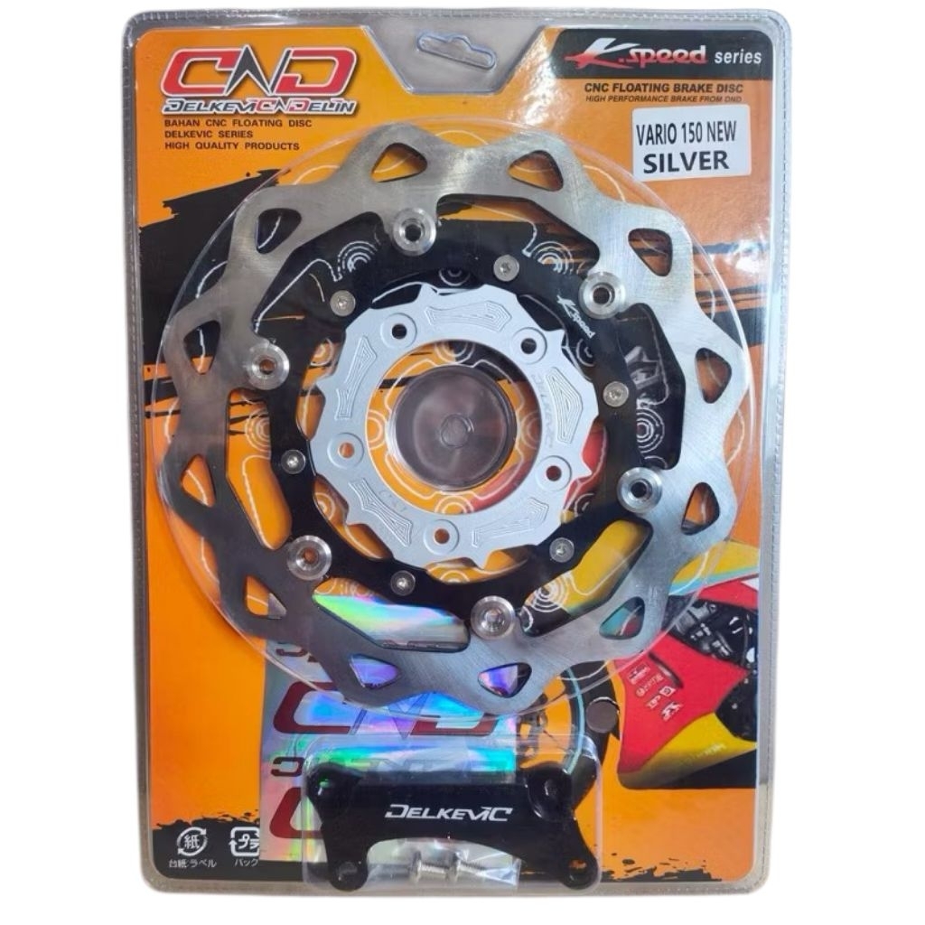 piringan cakram depan delkevic pcx 150 lokal pcx 160 kspeed series cnc floating disc brake pcx 150 l