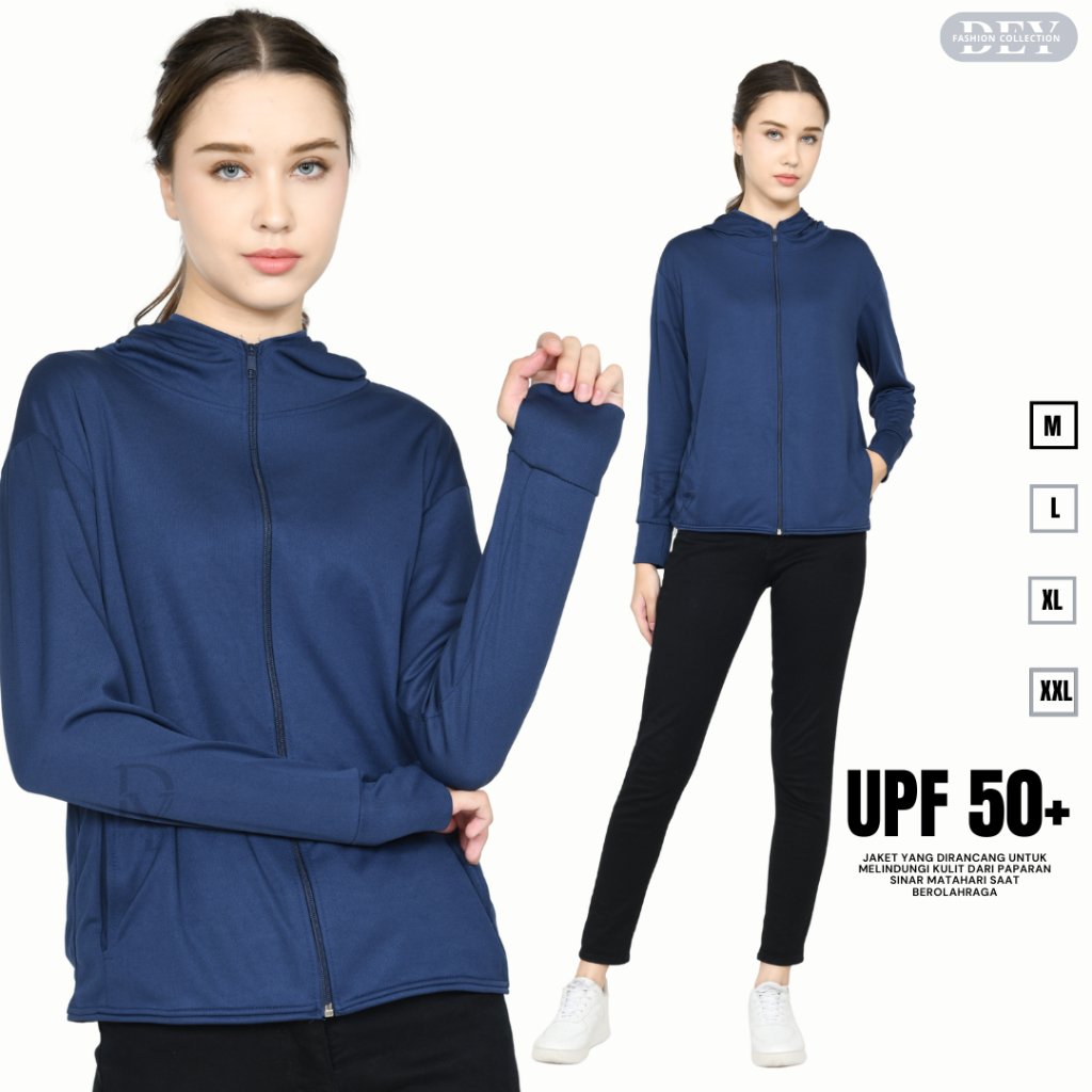 Pelindung Matahari Jaket Anti Sinar Matahari  Unisex Jaket Olahraga Sport