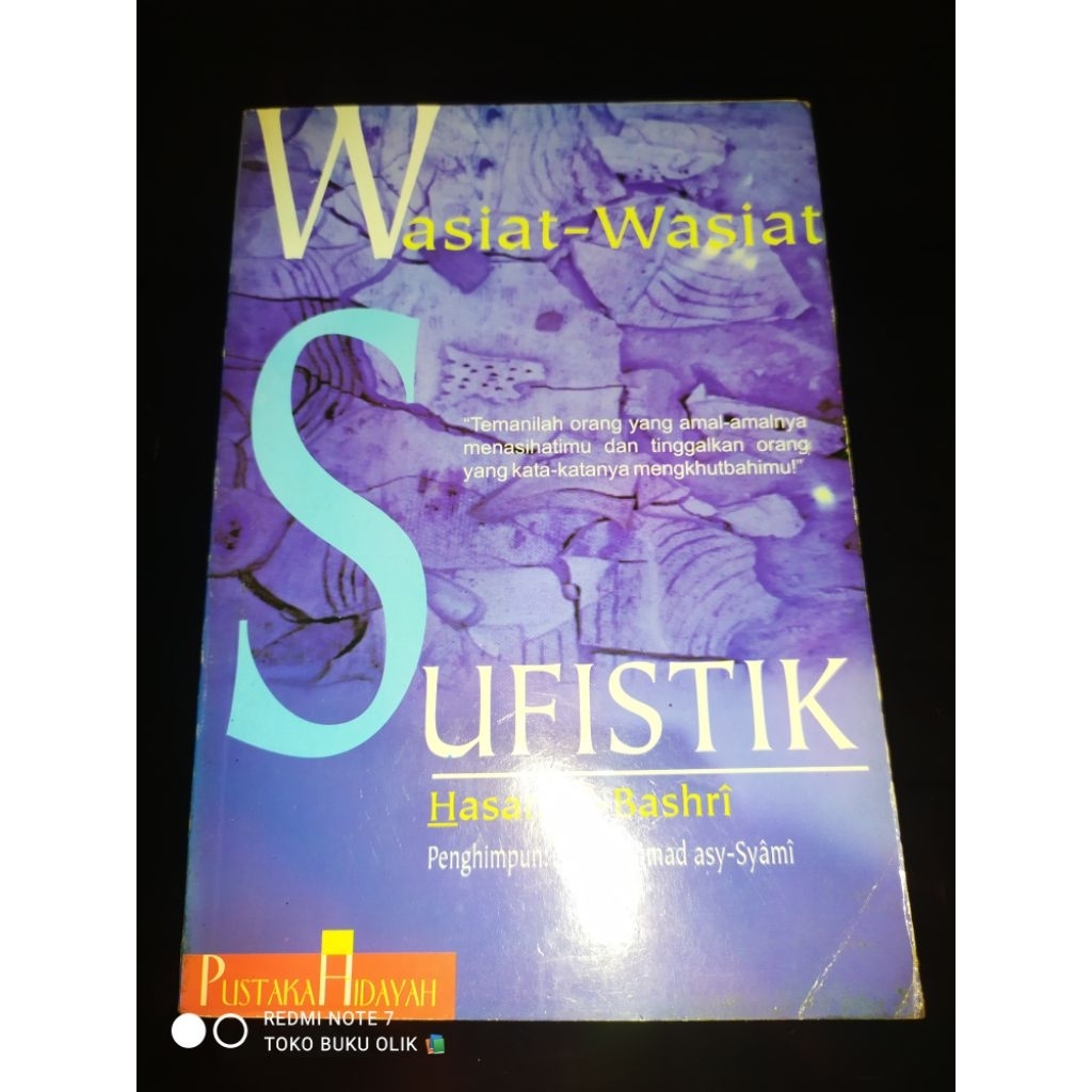 Wasiat-Wasiat Sufistik Hasan Al-Bashri - Hasan Al-Bashri