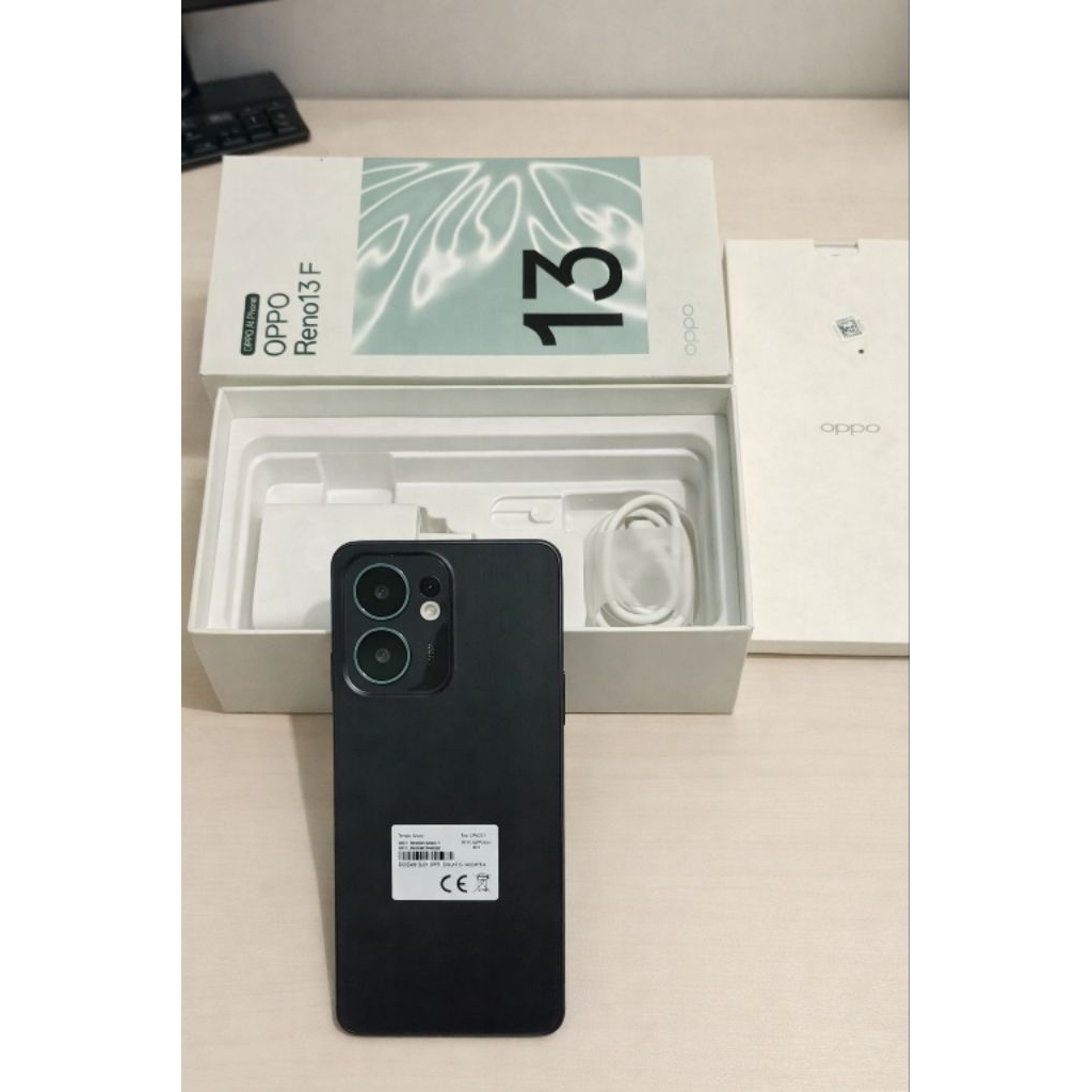 Oppo Reno 13F 4G fullset ram 8/256gb second
