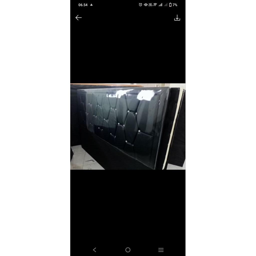 set divan + sandaran UK 180x200