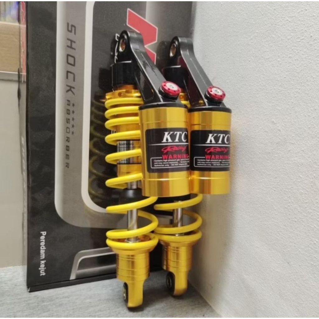 SHOCKBREAKER / SHOCK BELAKANG COPY KTC 280MM JUPITER VEGA - KUNING