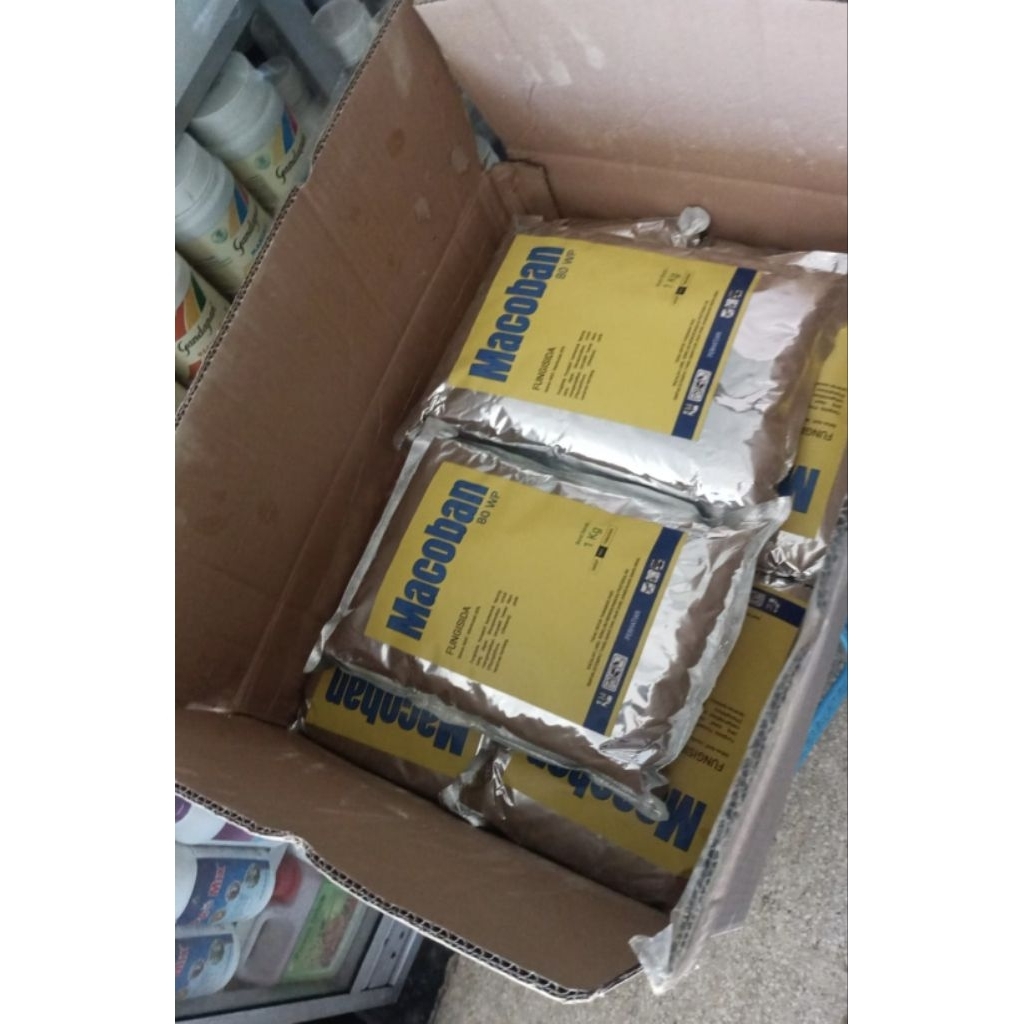 Fungsida macoban kuning 80 wp 1 kg