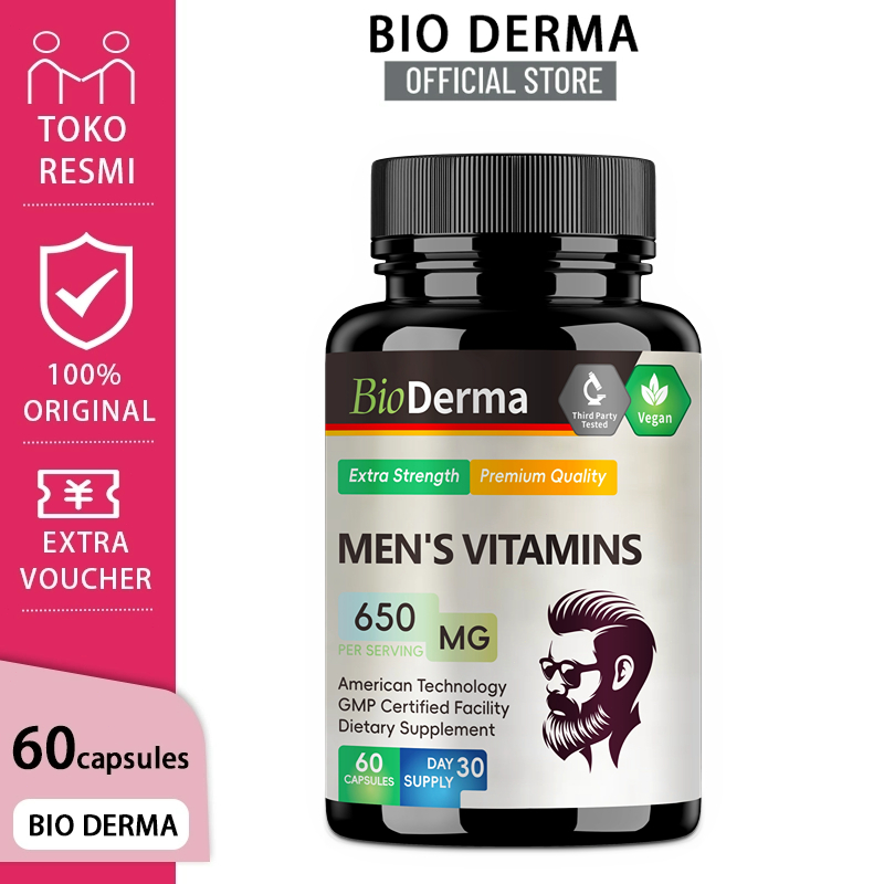 Multivitamin Pria 60 Kapsul untuk Kesehatan dan Vitalitas Harian