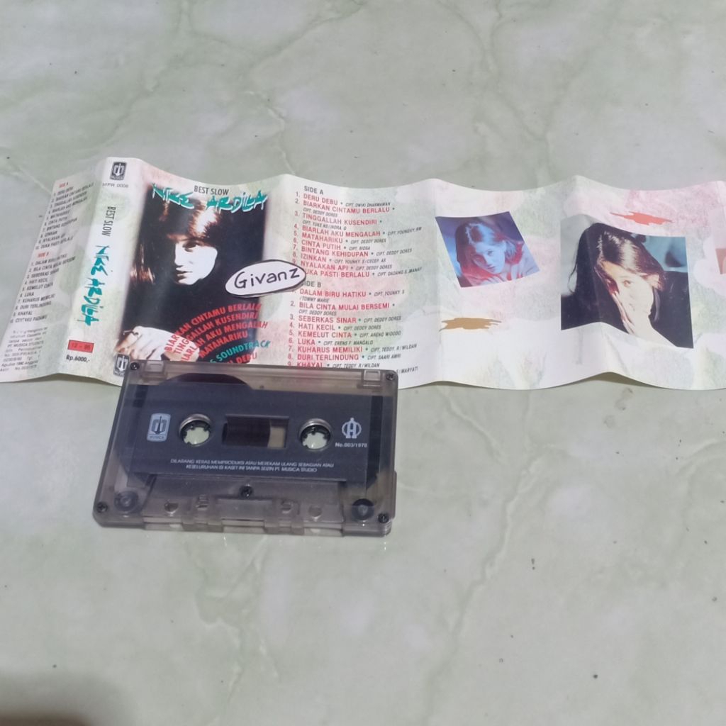 kaset pita NIKE ARDILLA Best slow