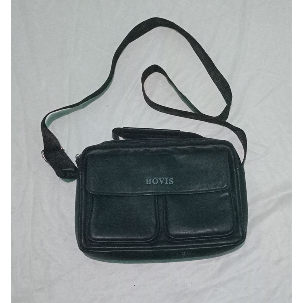 tas sling bag semi kulit bovis