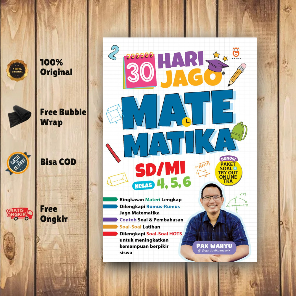 Agro - Buku 30 Hari Jago Matematika SD/MI Kelas 4,5,6 By Pak Wahyu