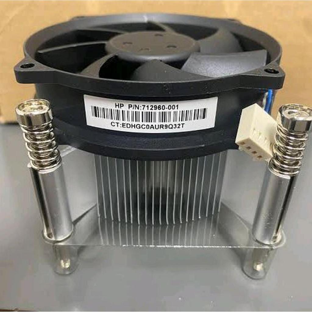 HP 712960-001 CPU Fan and heatsink for HP Z230 MT HP Z220 HP Elitedesk 800 G1 4-Pin connector