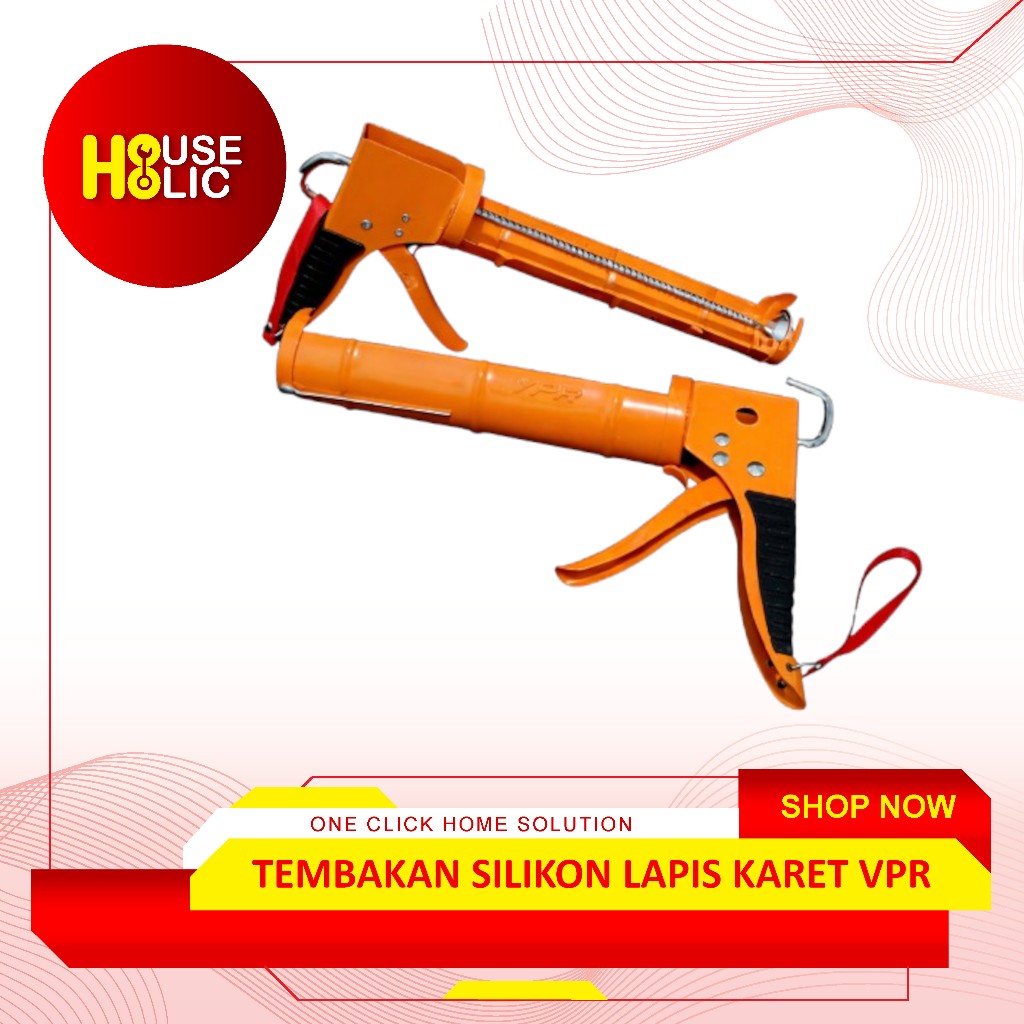VPR Tembakan Silikon Lapis Karet Anti Slip Sealant Gun Kuat