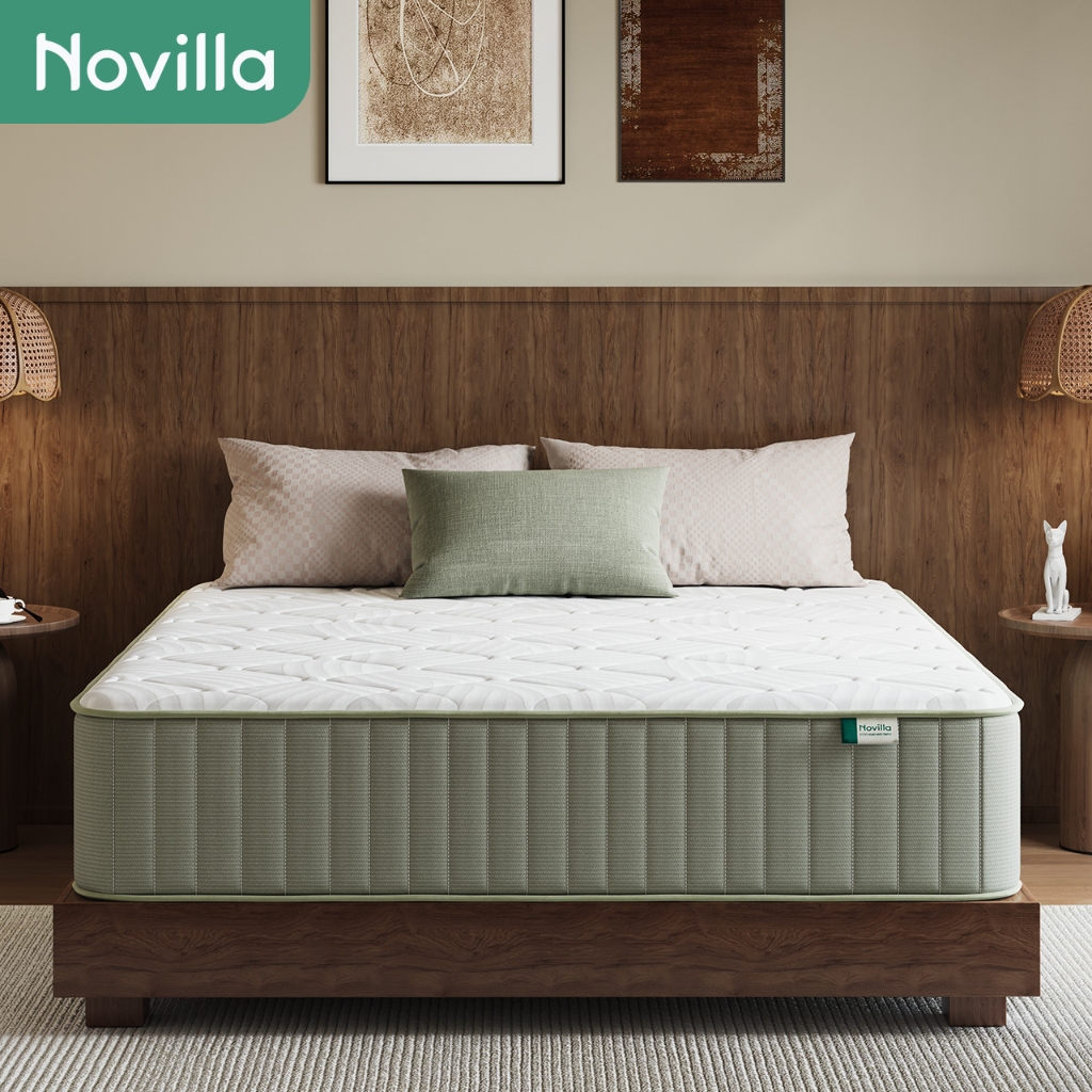 Novilla kasur Essential full busa FREE Bantal ukuran kasur 90x200 120x200 160x200 180x200 in the box