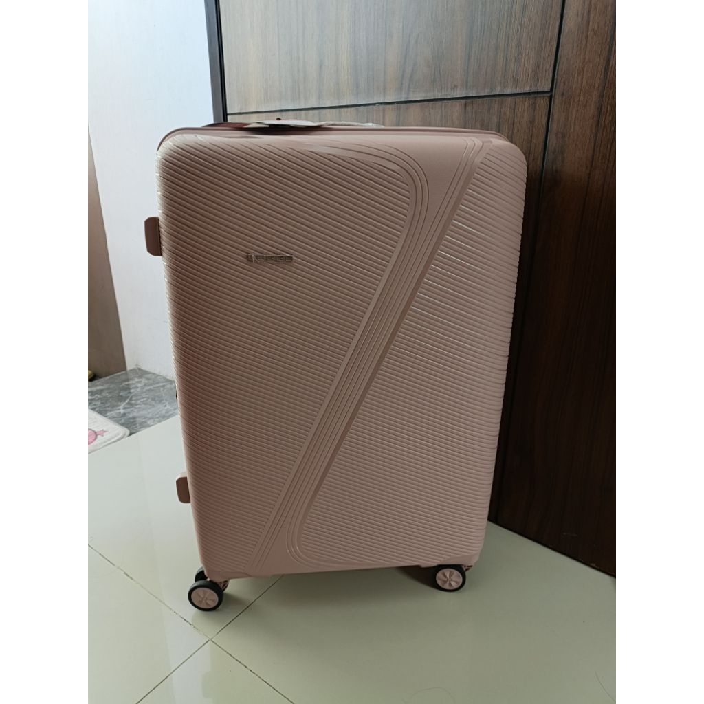 Koper original brand Luggo ukuran 24 inch Premium warna Pink new
