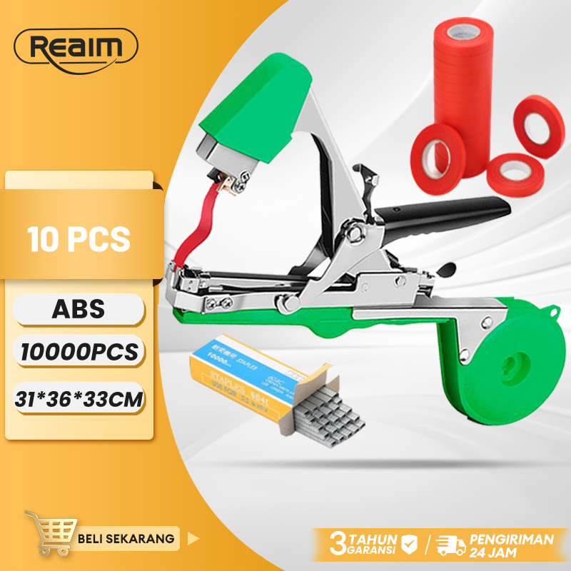 REAIM Tapetool Hand Tying Machine Alat Pengikat Lanjaran Tanaman Tapetool Pengikat Tanaman