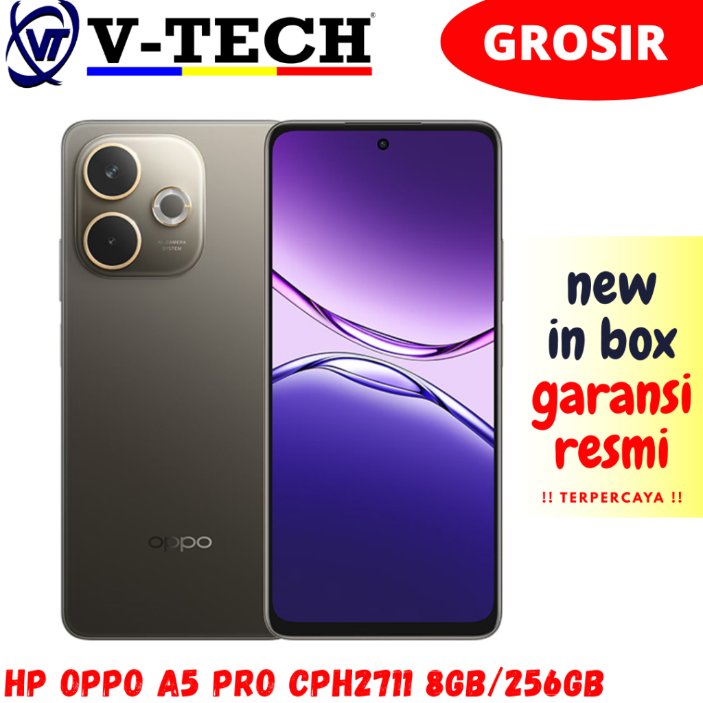 HP OPPO A5 PRO CPH2711 8GB/256GB MOCHA BROWN (DEMO)