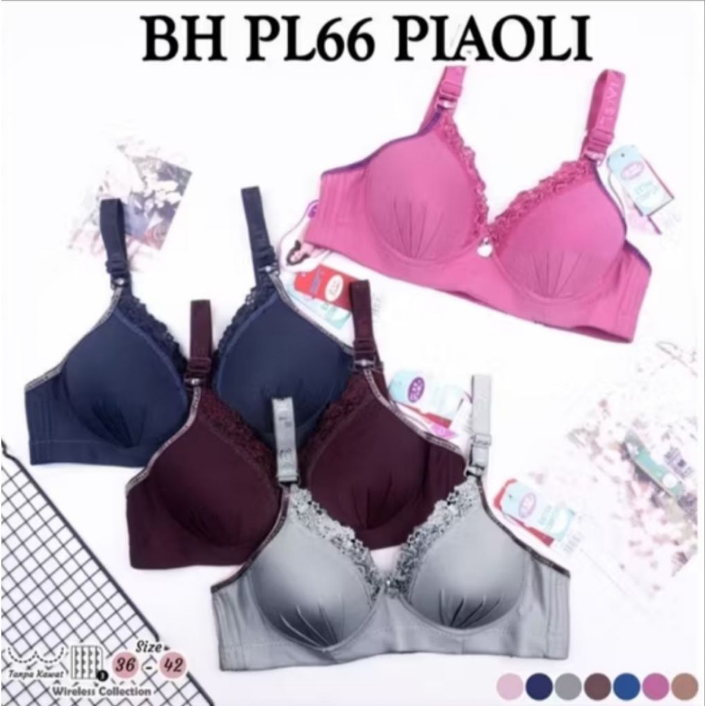 BH Bra Piaoli PL 66 BH busa Bra Dewasa Cantik [ORIGINAL]