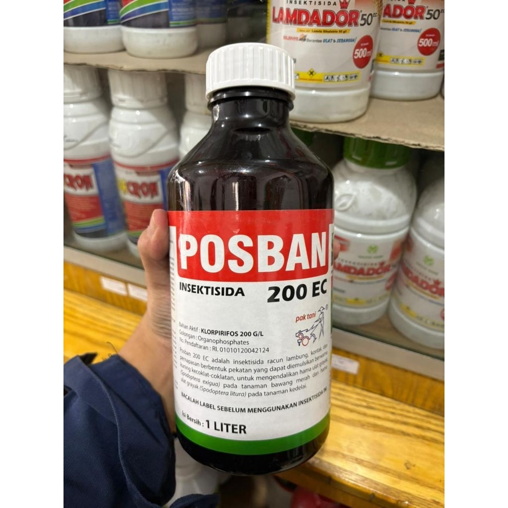 Posban 200 EC Kemasan 1L Bahan aktif Klorpirifos 200 g/l