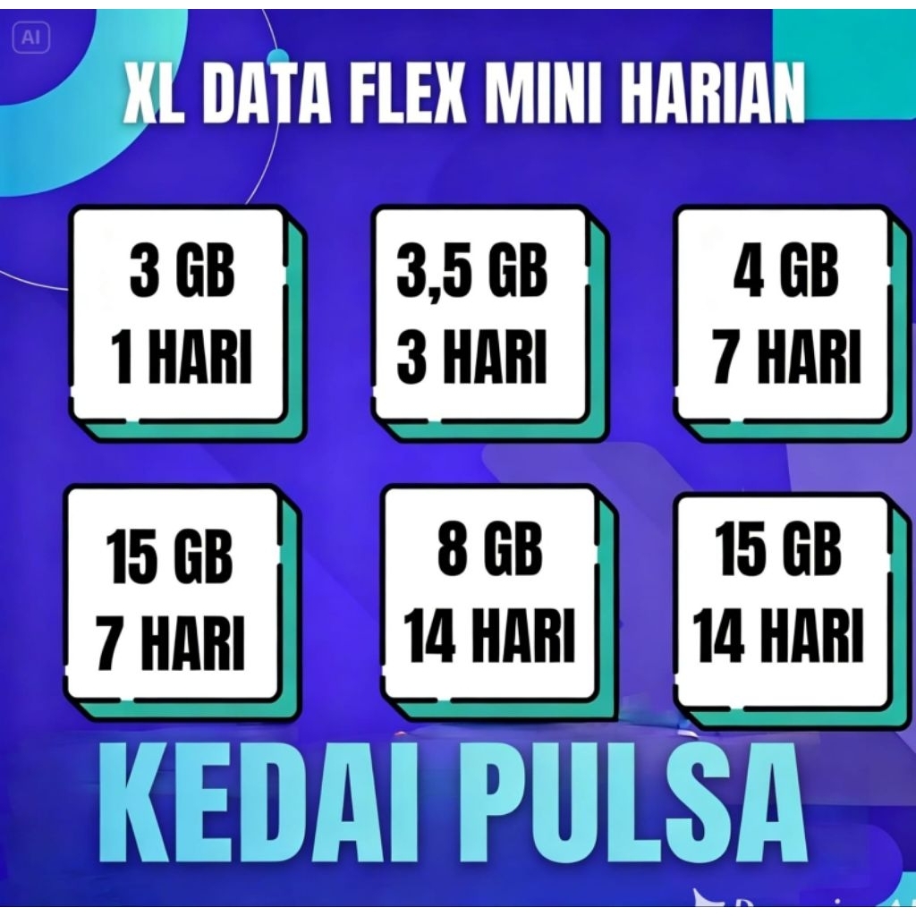 PAKET DATA KUOTA XL FLEX MINI ( NASIONAL)
