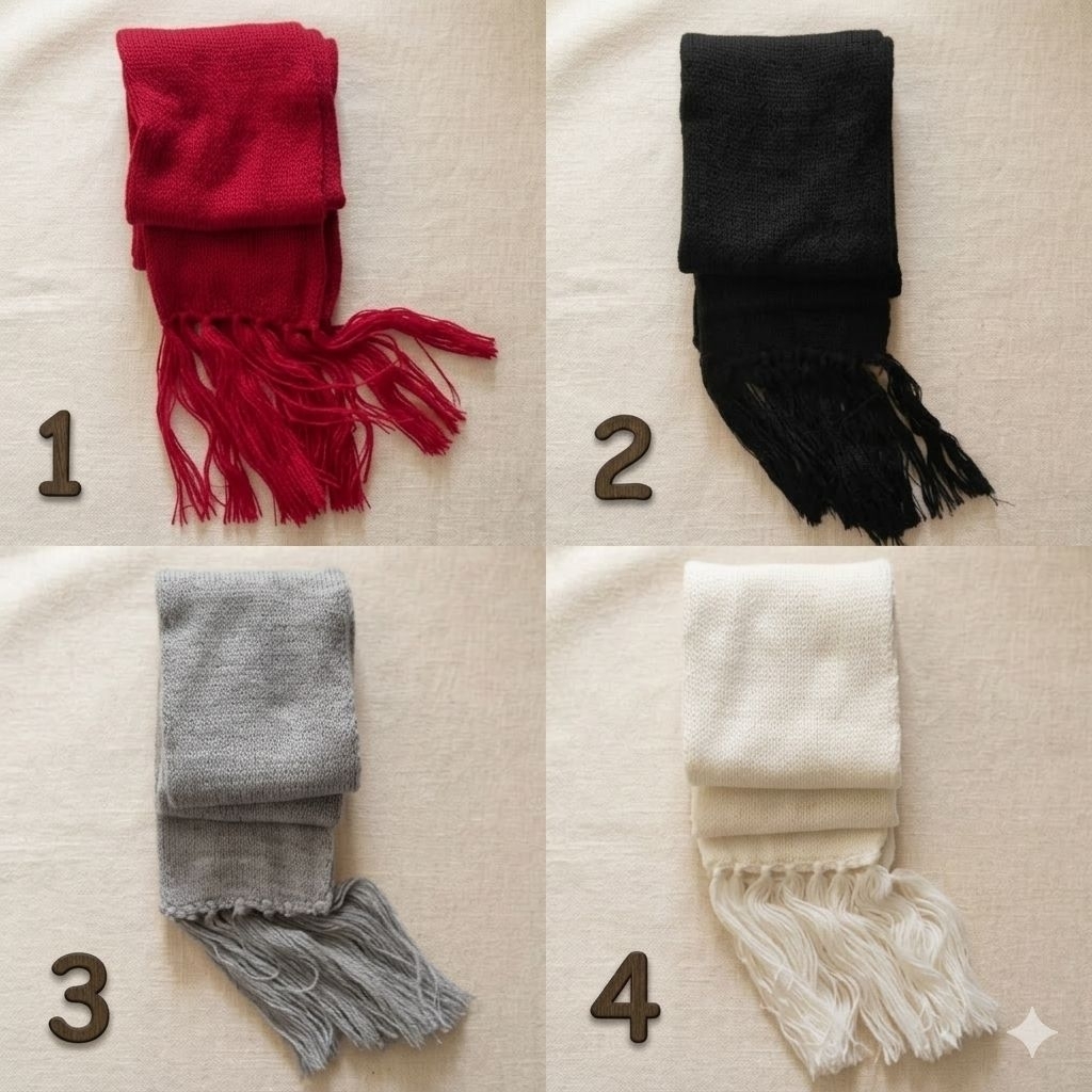 Syal Rajut Handmade Dewasa - Premium Scarf & Shawl Polos  syal rajut handmade dewasa | syal rajut po