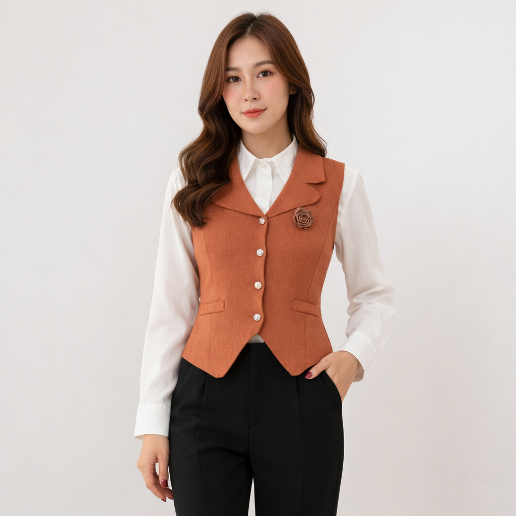 Outer Rajut Wanita | Outer Cokelat Wanita | Outer Shella Rajut Lengan Panjang Lunnabby