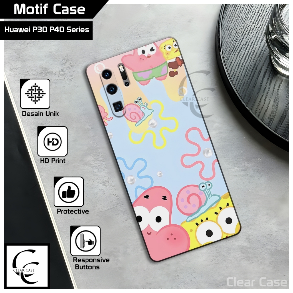 Softcase Huawei P30 P30 Pro P30 Lite P40 P40 Pro P50 Terbaru 2026 silikon Casing pelindung hp