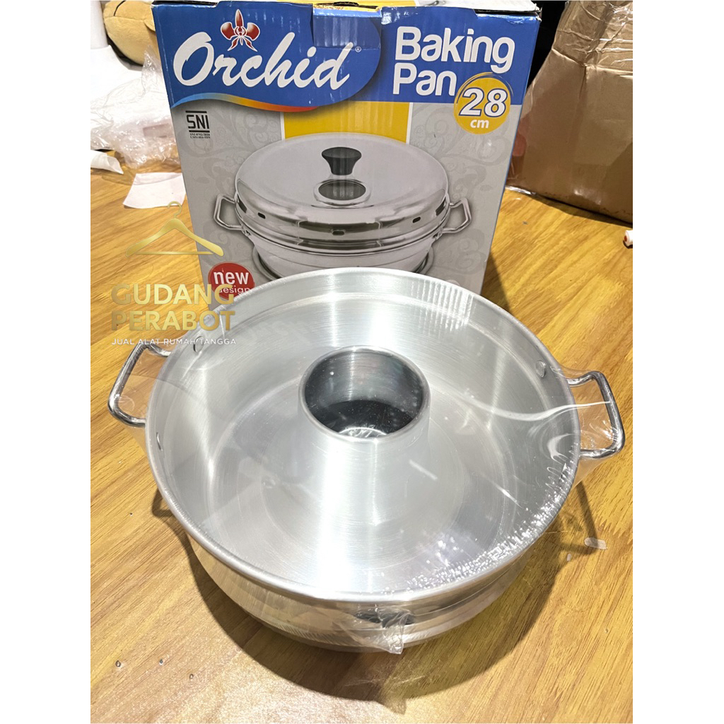 Baking pan tuangan bolu / baking pan orchid