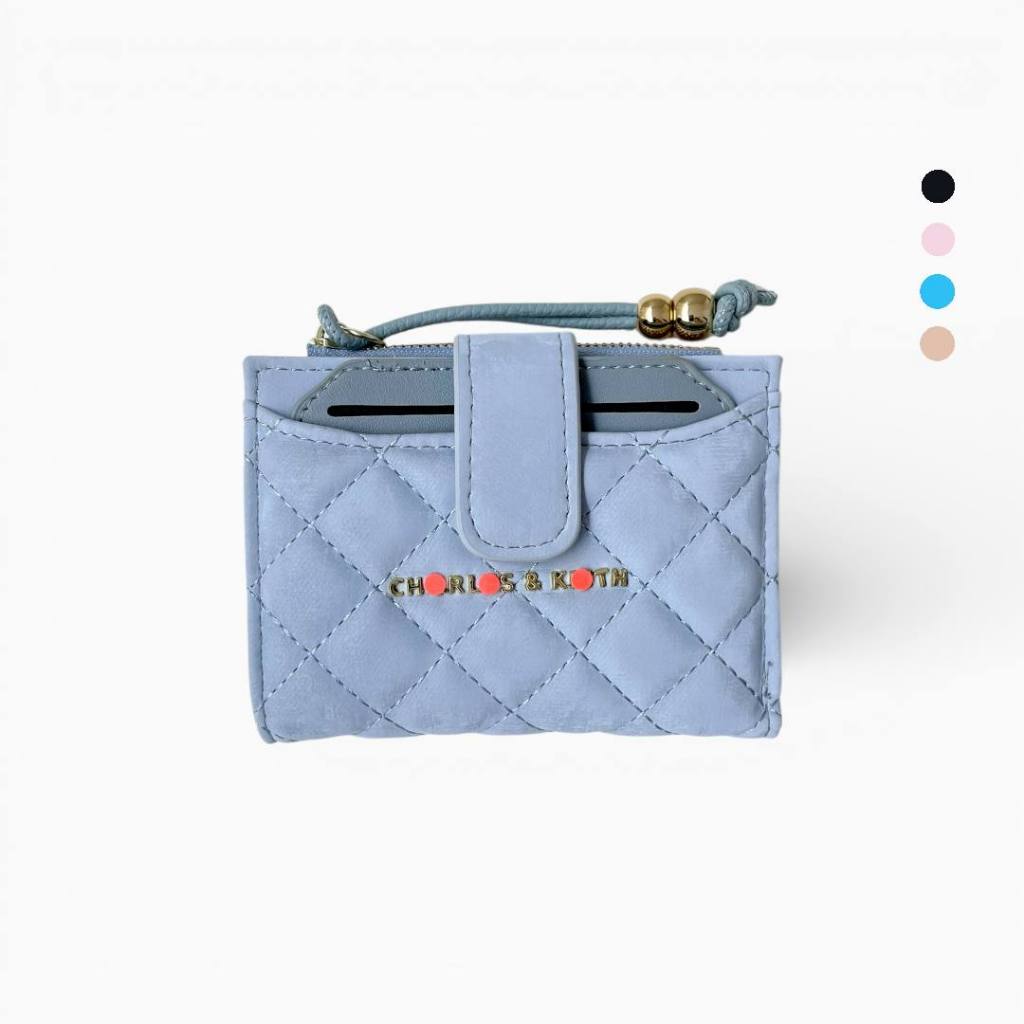 Dompet Lipat Wanita Kode CK73 Card Holder Mini Purse Free Box Import Fashion Korea Elegan Modern