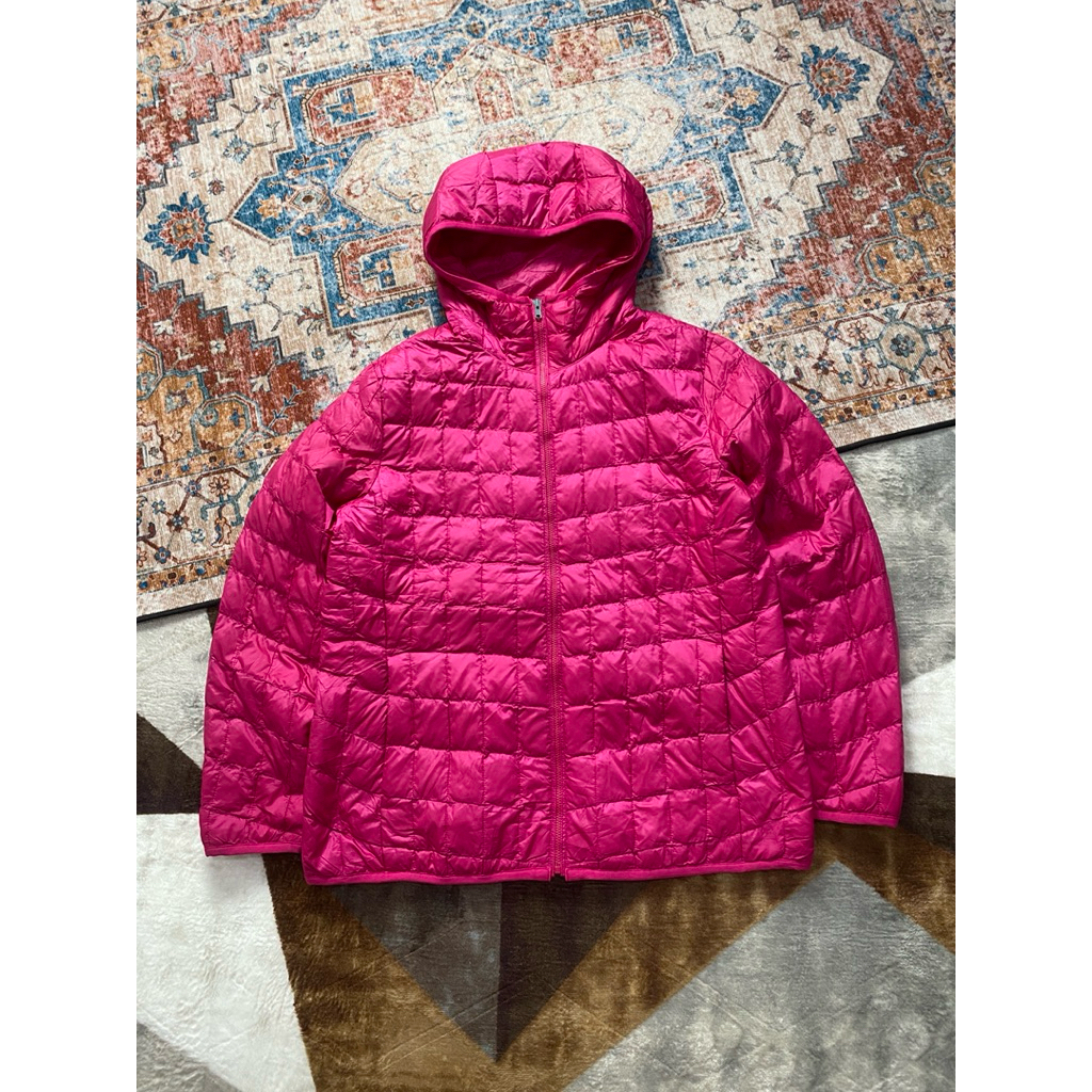 PUFFER JAKET QUILTED UNIQLO PINK