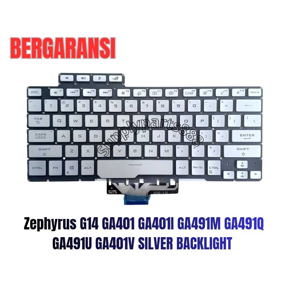 ASUS KEYBOARD ROG Zephyrus G14 GA401 GA401I GA401IHR GA401IV GA401U GA401M GA401QC GA401QE GA401QH G