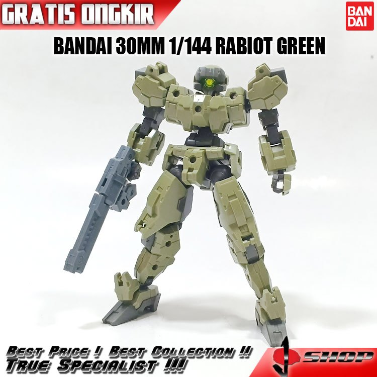 BANDAI 30MM 1/144 RABIOT GREEN 30MM266