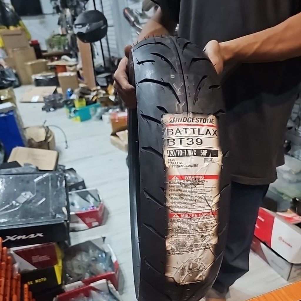 BanLuar Bridgestone Battlax BT39 120 70 17 Original