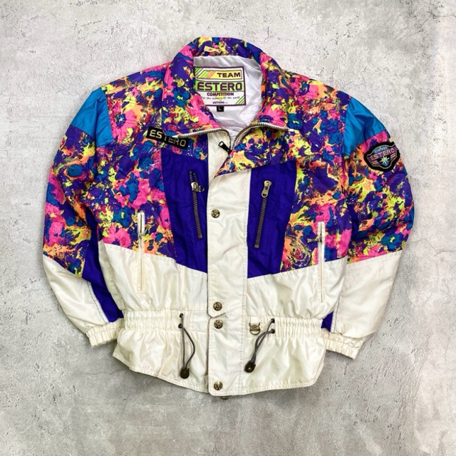 Jaket Vintage Racing Colorblock Estero