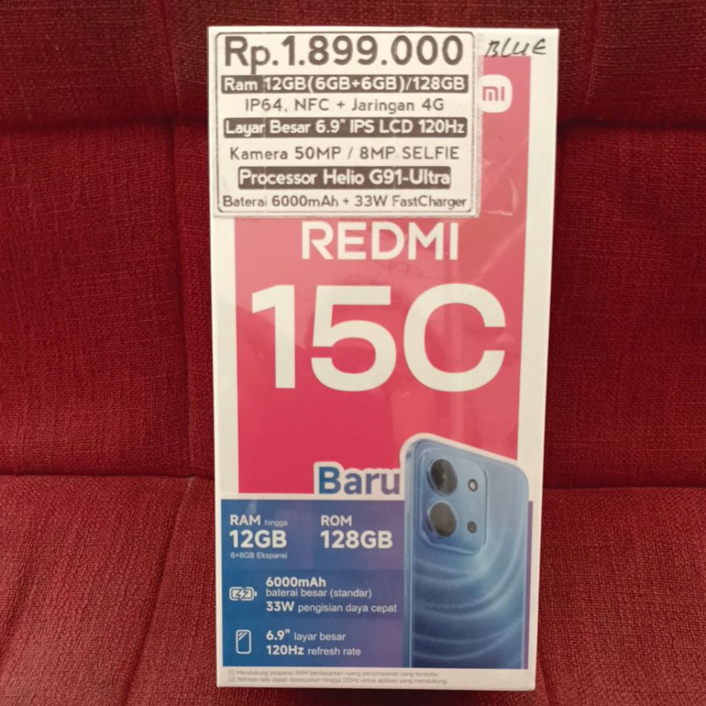 Redmi 15C ram 12gb(6gb+6gb) /128gb Rom,Helio G91-Ultra