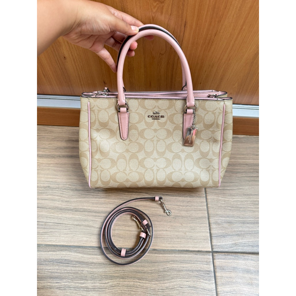 preloved COACH ORIGINAL AUTH sage carryall