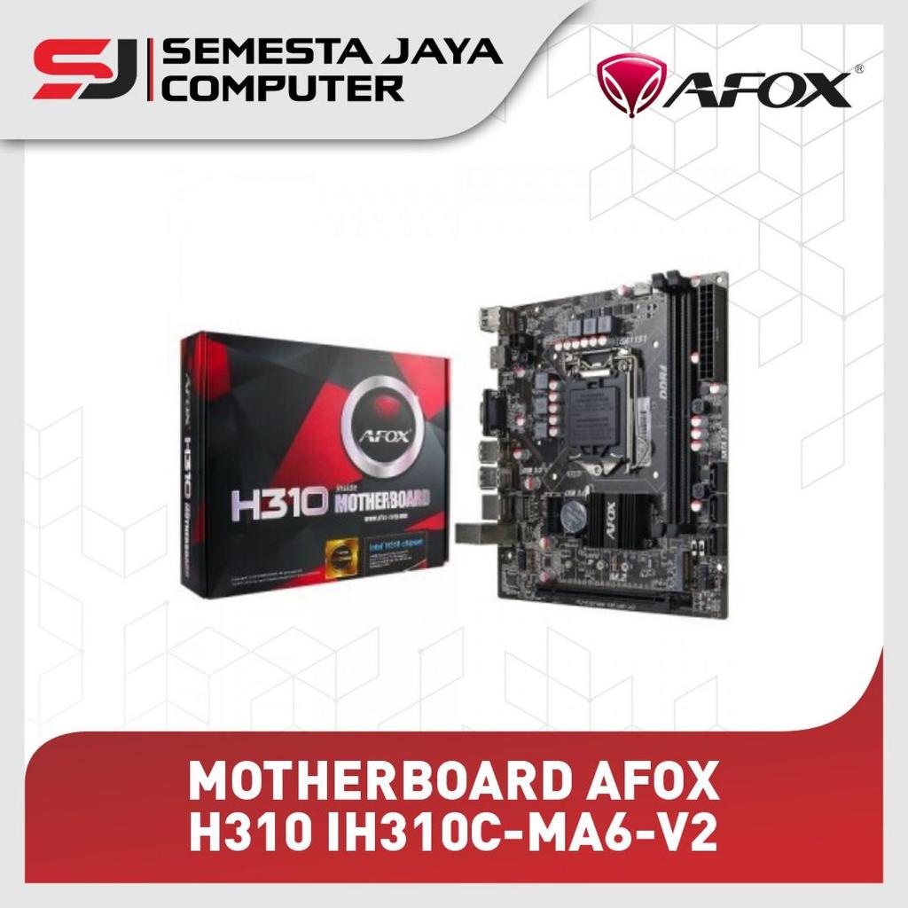 Motherboard AFOX H310 IH310C-MA6-V2 - mATX Intel AFOX H 310