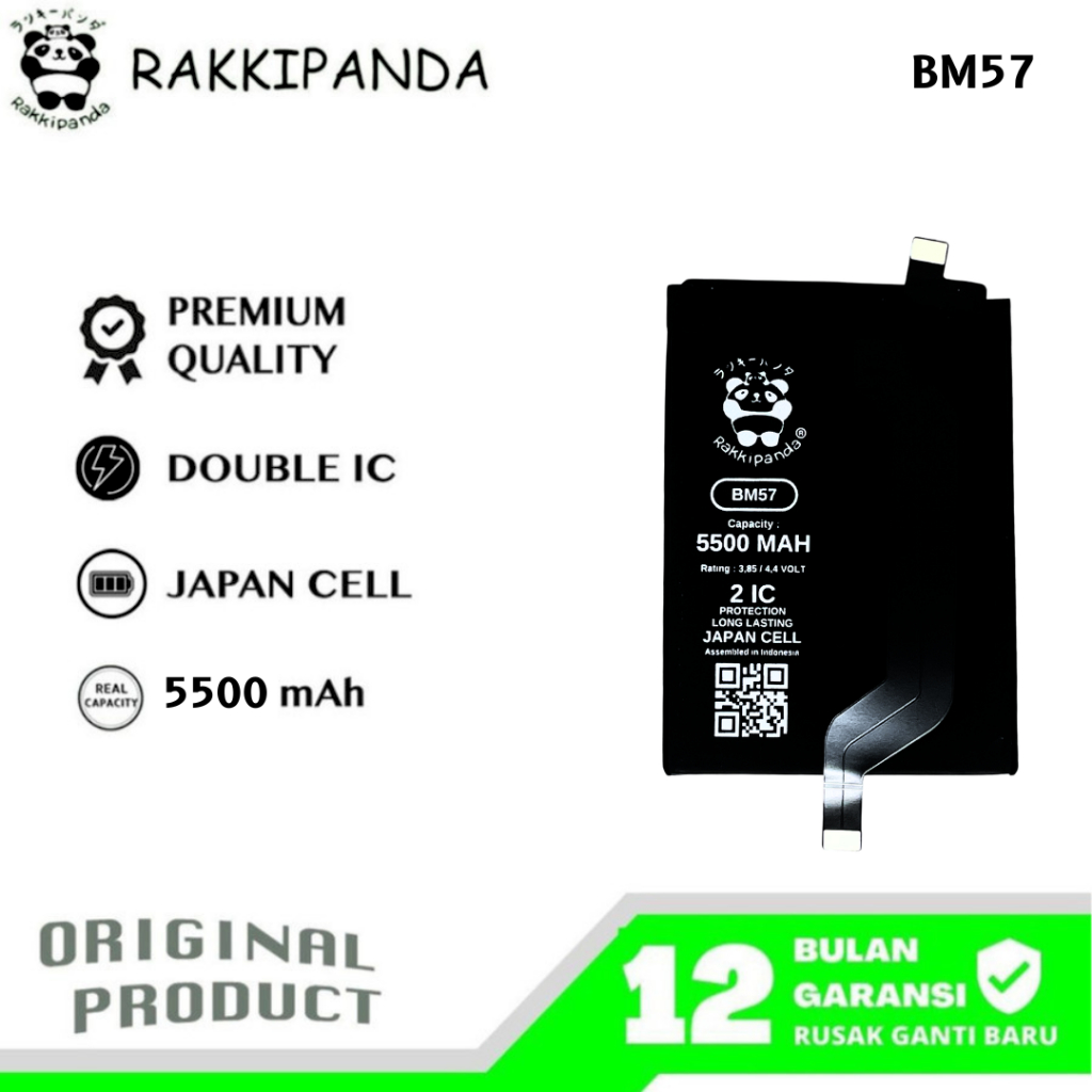 RakkiPanda - BM57 Poco X3 GT / Redmi Note 10 Pro 5G Batre Batrai Baterai