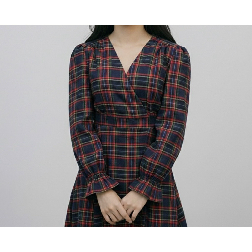 PRELOVED Dress Kotak-Kotak