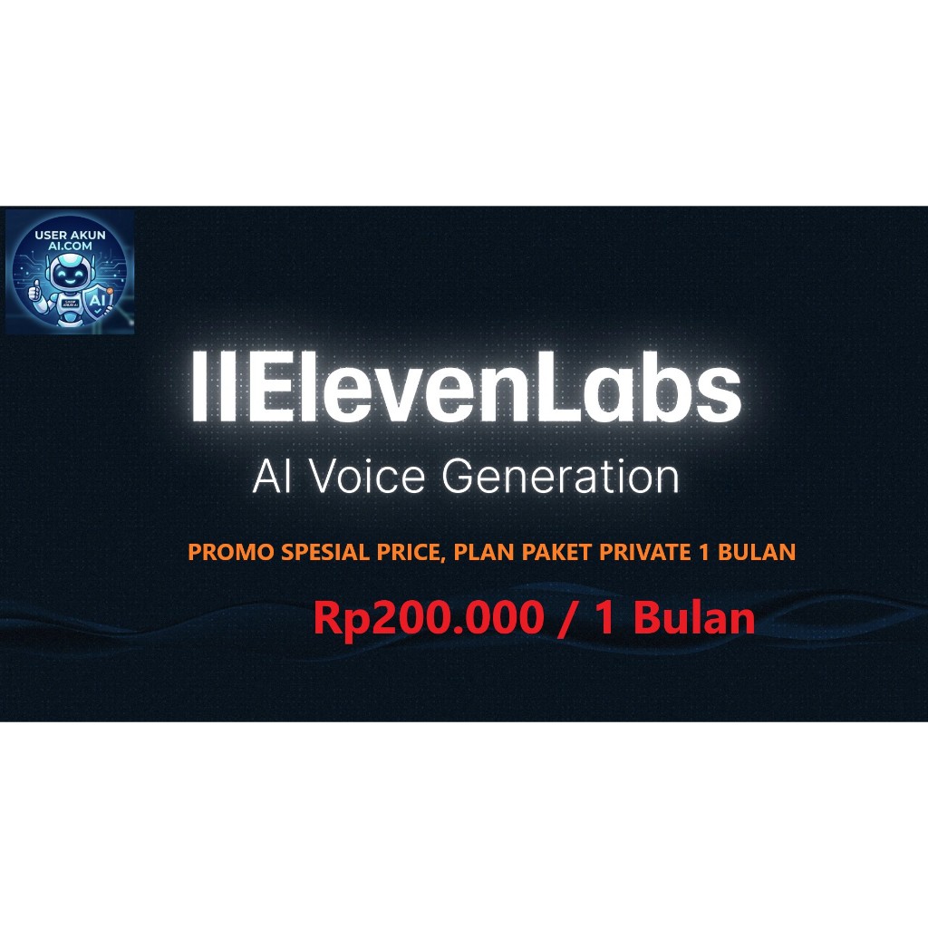 Eleven Labs ElevenLabs Creator Plan Private 1 Bulan