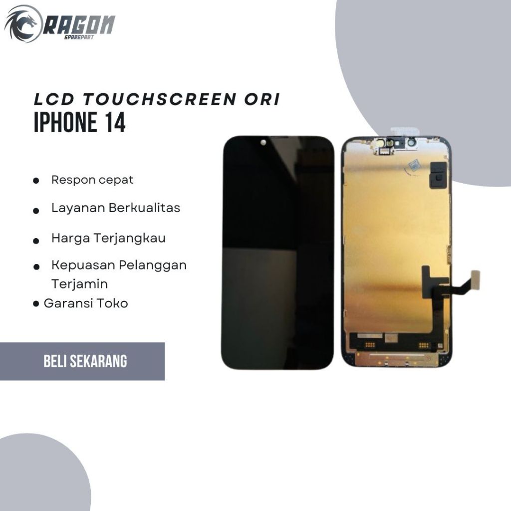 LCD TOUCHSCREEN IP 14/14 PRO/14 PRO MAX/14 PLUS ORI COPOTAN