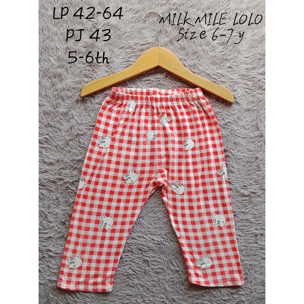 Celana anak usia 5-6th MILKMILE LOLO