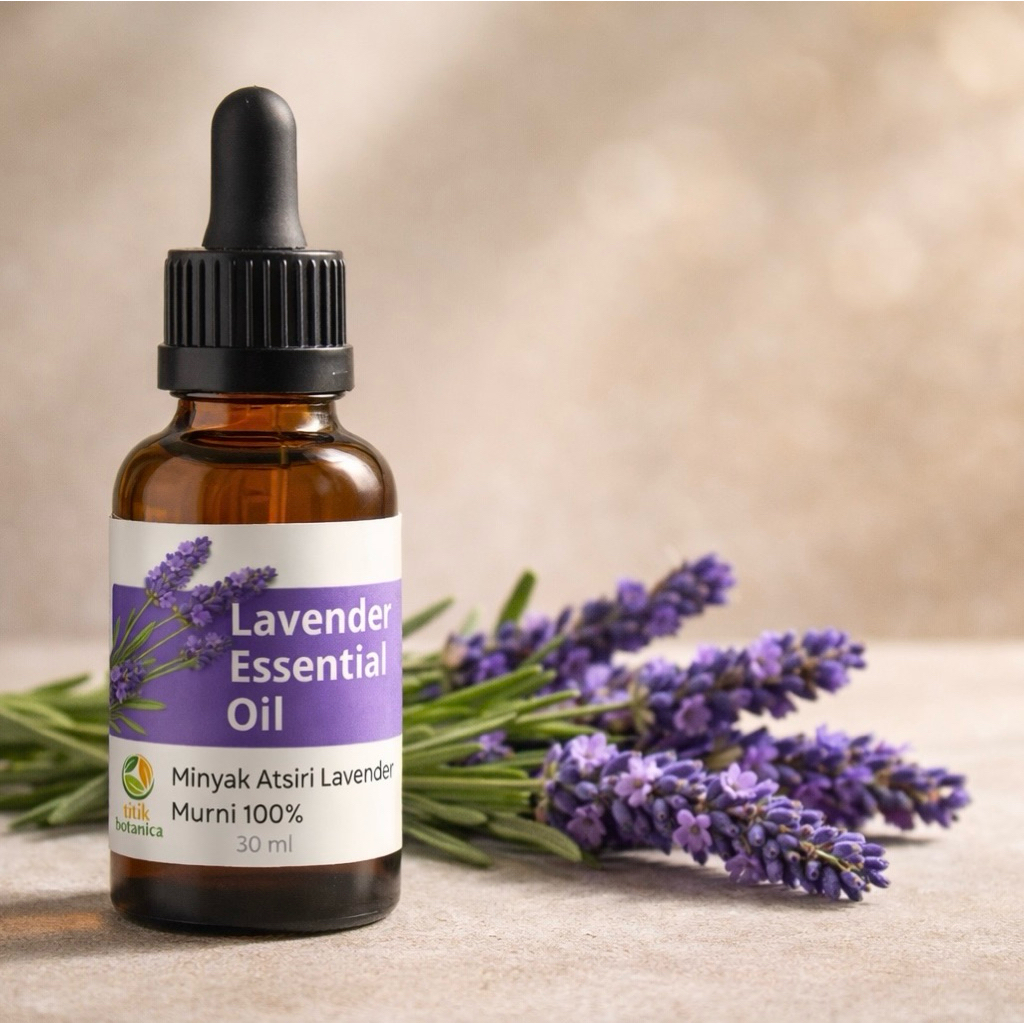 essential oil lavender 30 mili (minyak atsiri lavender)