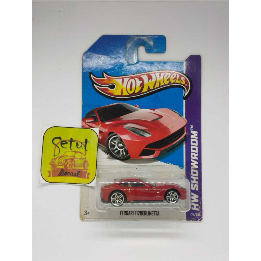 HOT WHEELS HOTWHEELS FERRARI F12BERLINETTA MERAH RED RARE