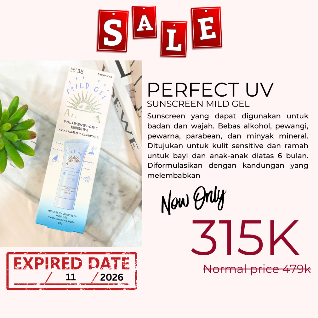 ANES*A PERFECT UV SUNSCREEN MILK | MILD MILK | MILD GEL