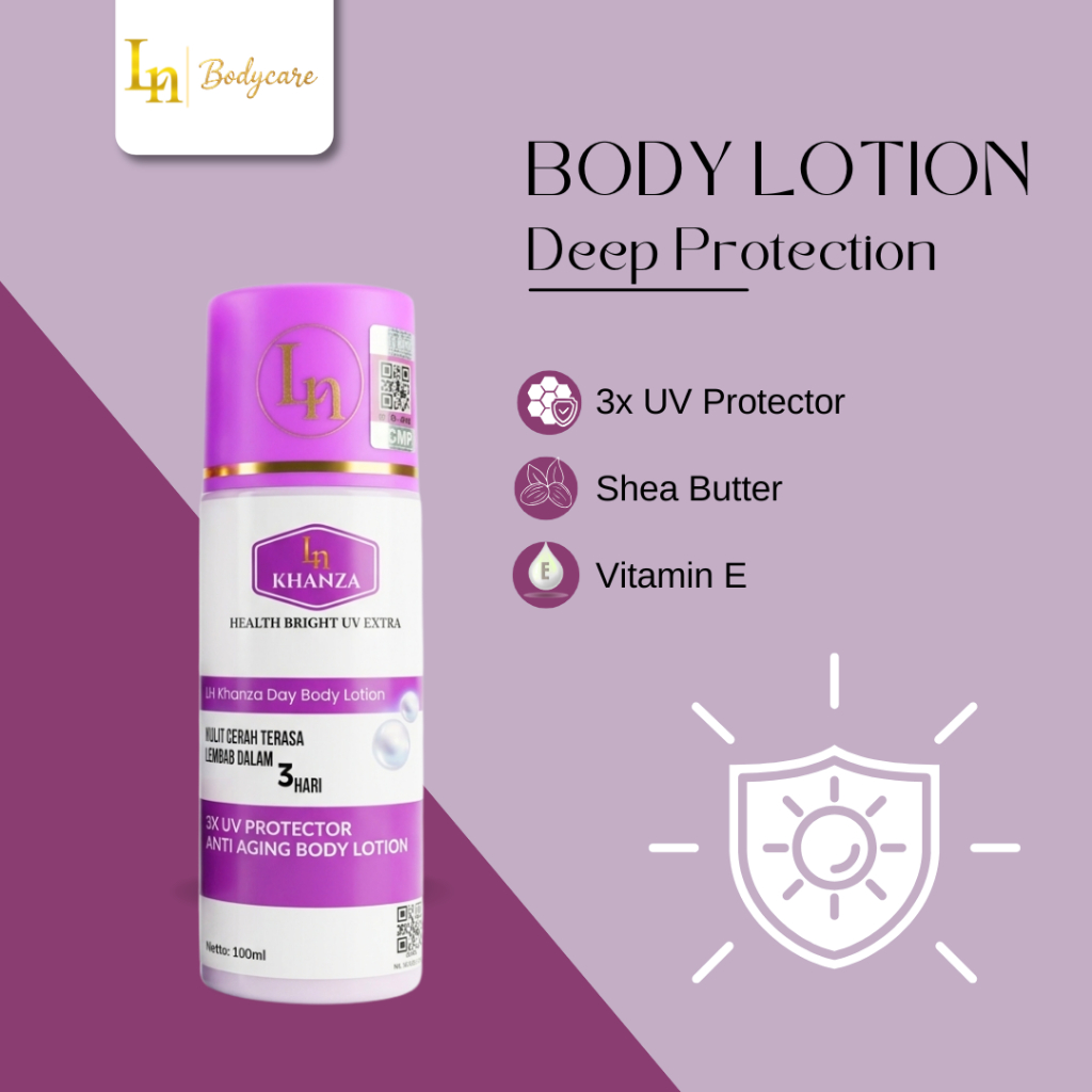 [SIANG SAJA] Lotion 10x Dosting Kelupas Lotion Ungu Siang Malam HB Whitening BPOM