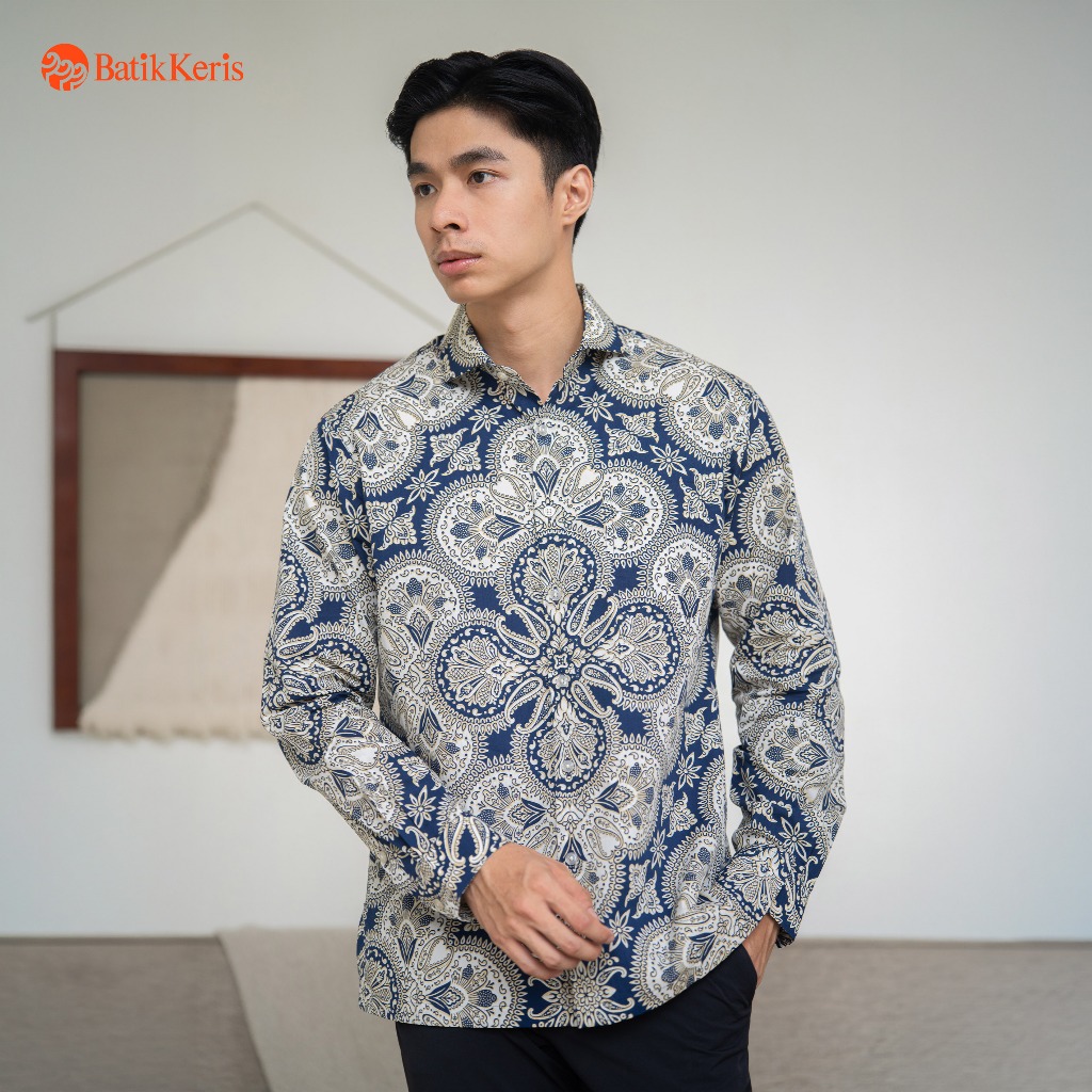 Batik Keris Kemeja Batik Slimfit Lengan Panjang Keris Aditya