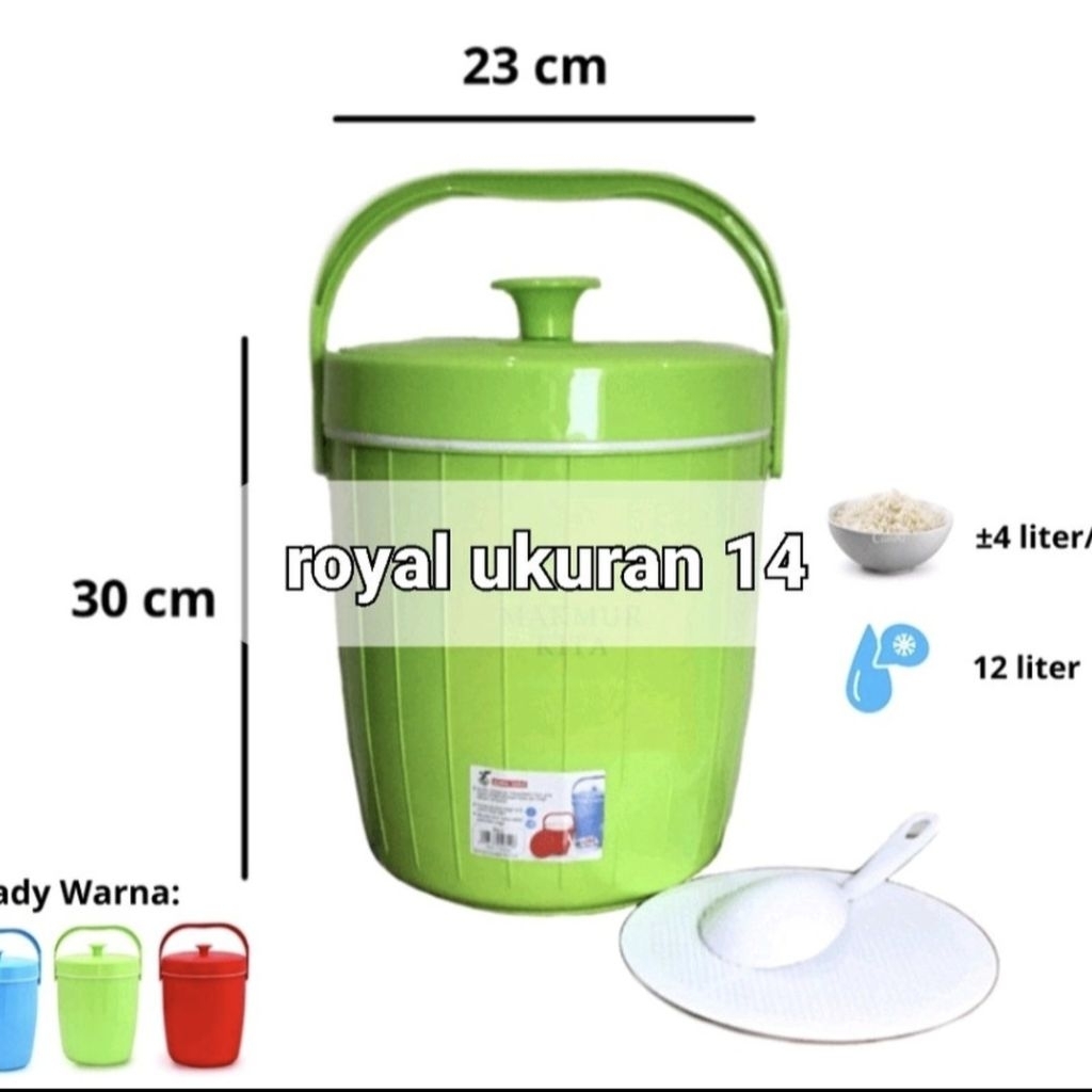 Termos Nasi Es Global Eagle - Tahan Panas/Dingin, Tutup Rapat, Warna Menarik