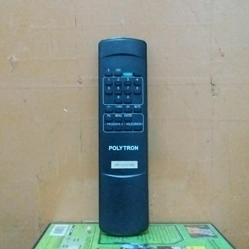 REMOTE TV POLYTRON SERI DM14-12-DAL ORIGINAL