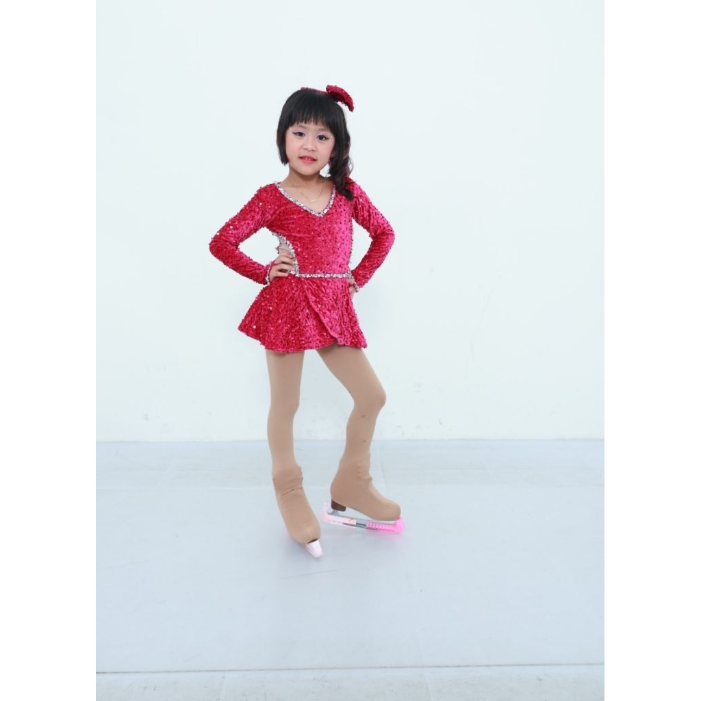 PRELOVED KOSTUM/DRESS ICE SKATING ANAK