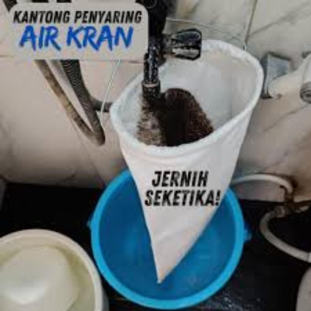 FILTER AIR KERAN / SARINGAN PENJERNIH AIR LEDENG PDAM SUMUR KRAN / KANTONG KAIN SARING AIR
