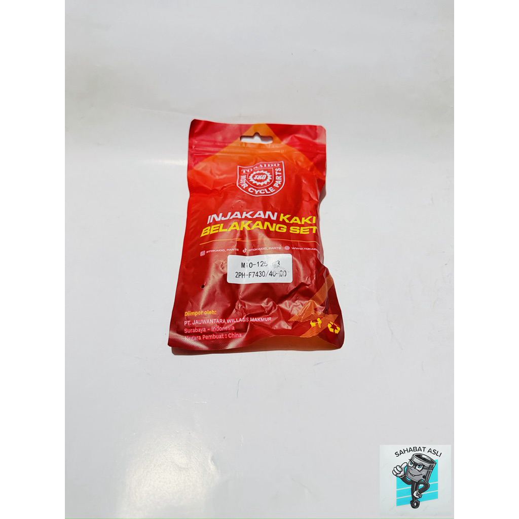 KARET FOOTSTEP STEP BELAKANG MIO 125 M3 MIO Z SOUL GT 125 FINO FI 125 XRIDE 125 TKD