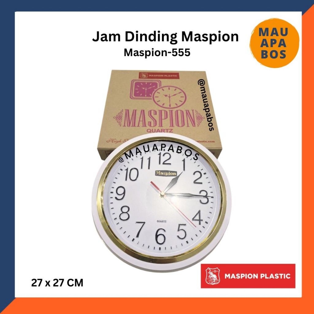 Jam Dinding Maspion Original / Jam Dinding Minimalis Maspion
