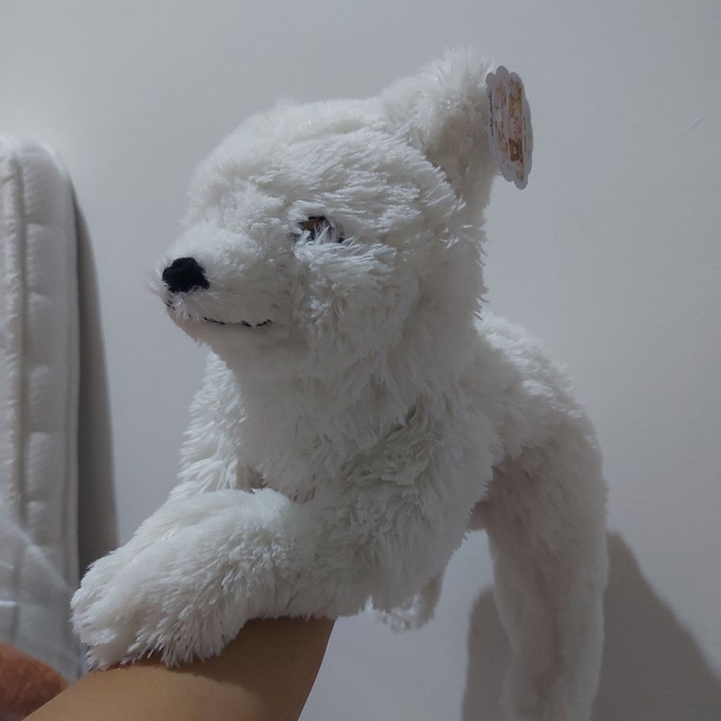 boneka preloved rubah brand 1kea fox white